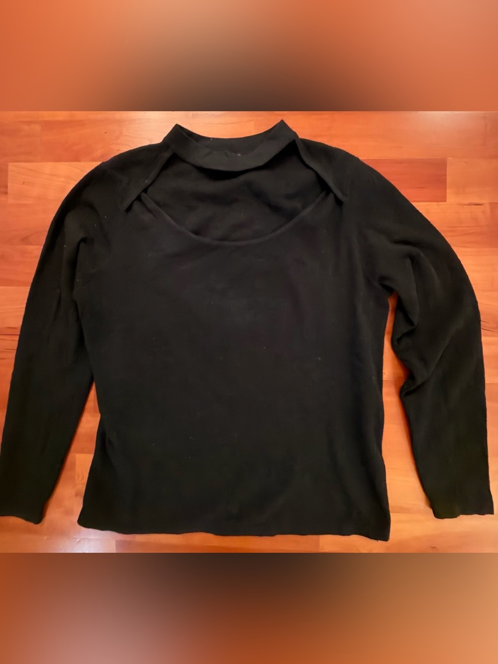 Victor Glemaud x Target Black Sweater with Cut-Out Detail
